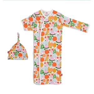 Modal Magnetic Gown & Hat Newborn to 3 Months